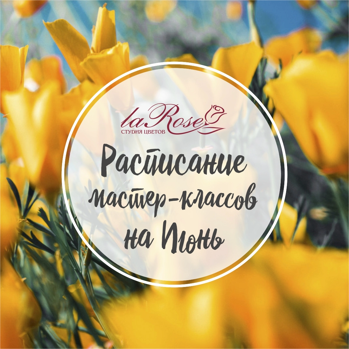 Открываем сезон летних мастер-классов!