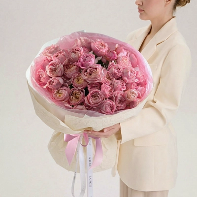 Монобукет из кустовой розы Джульетта, 11 шт