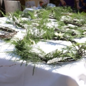 Иван Купала с Shopping guide «Я Покупаю. Новосибирск» на площадке ресторана «На Даче»