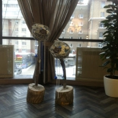 Новогоднее оформление для Газпромбанка