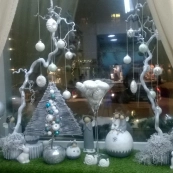 Новогоднее оформление для Газпромбанка