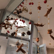 Новогоднее оформление для Bacardi